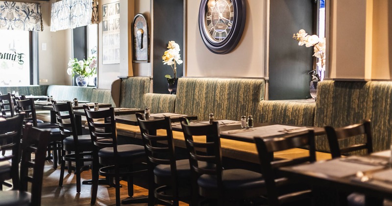 Interior, seating place near wall