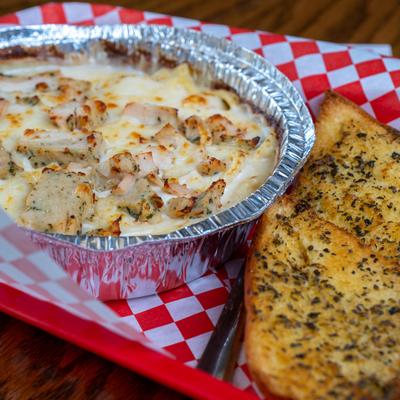 Fettuccini Alfredo with chicken.