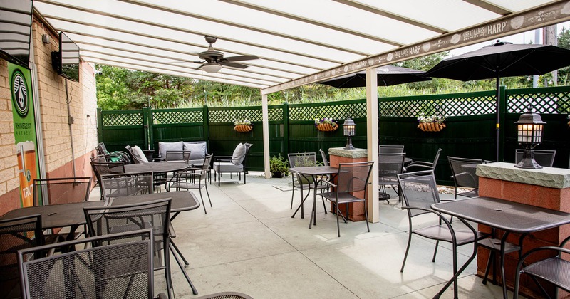 Exterior, seating place on covered patio