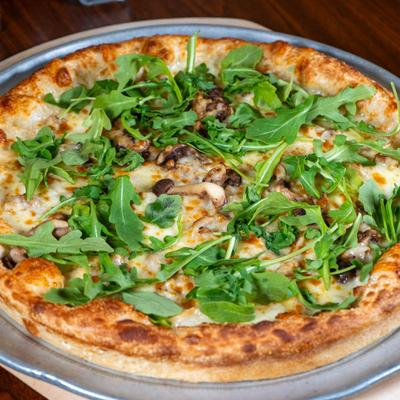 Wild Mushroom Funghi Tartufo pizza.