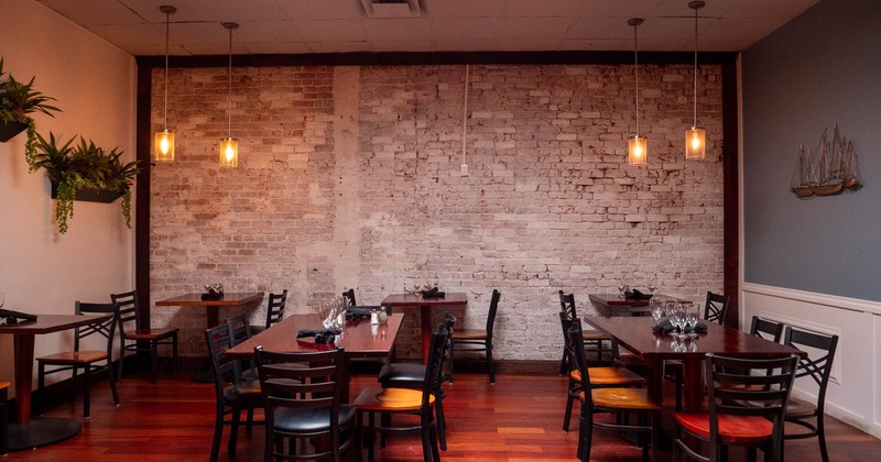 Interior, dining area