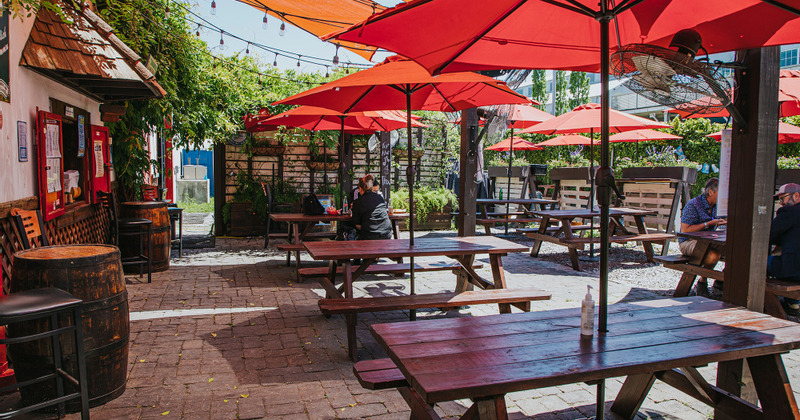Exterior, sitting area
