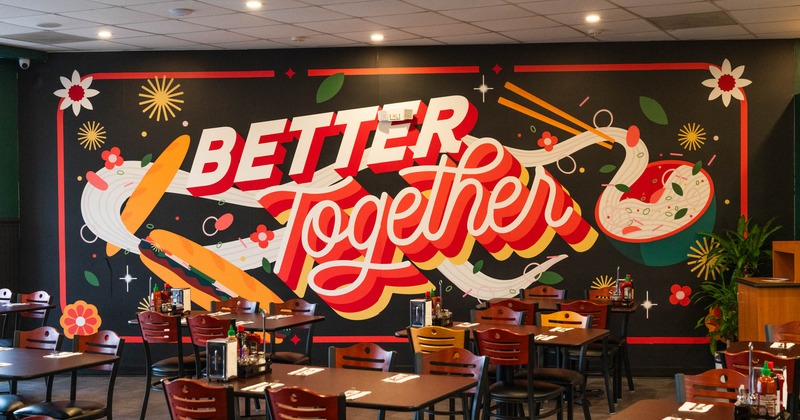 Interior seating area