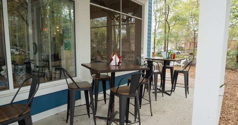 Exterior seating area