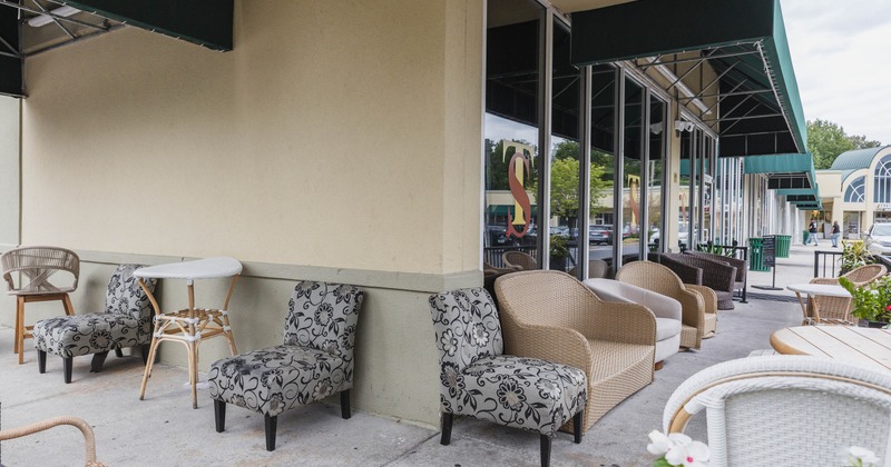 Exterior dining area