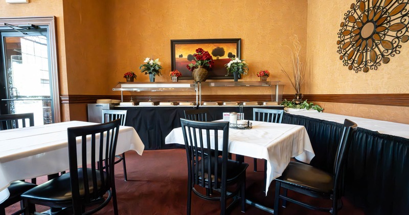 Interior, dining area