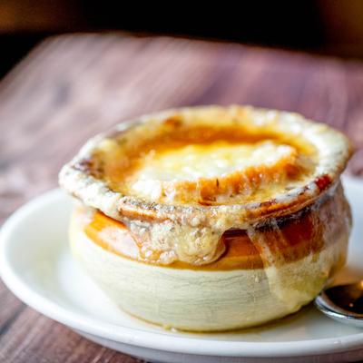 French onion soup.