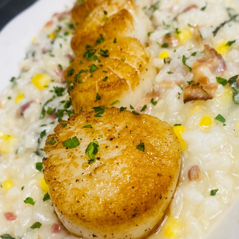 Seared Scallop Risotto photo