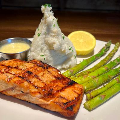 Wood Grilled Salmon photo