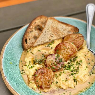 Grilled rolled fish, dip and snacks