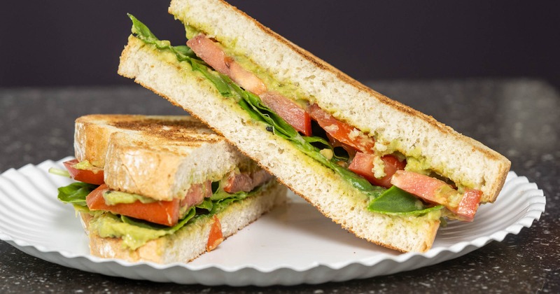 Avocado toast sandwich