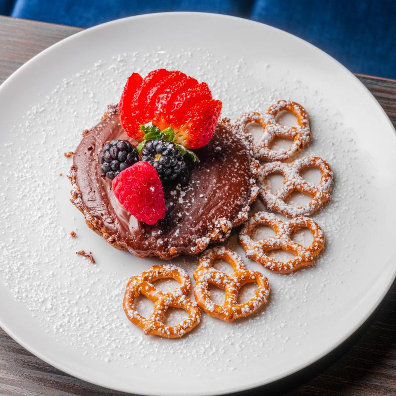 Chocolate Coconut Pretzel Tart (V) photo