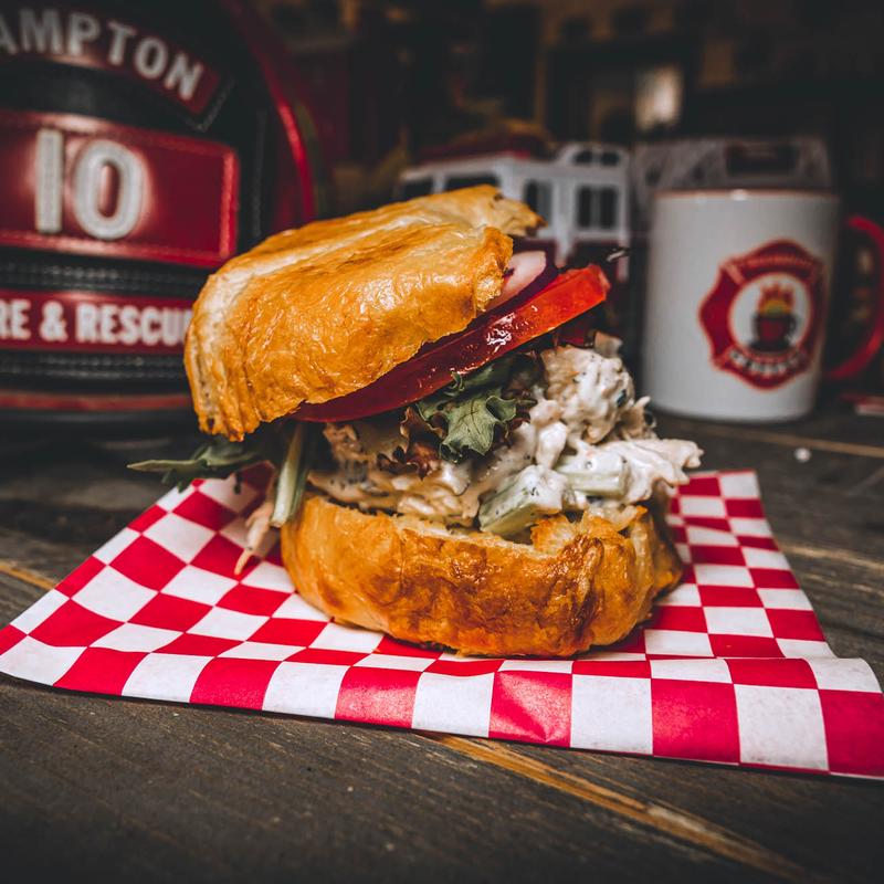 Salad Sandwiches With A Side photo