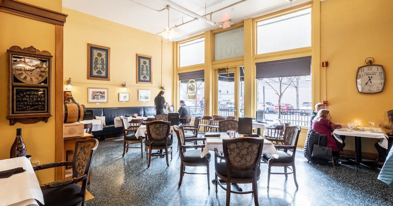 Interior, dining area