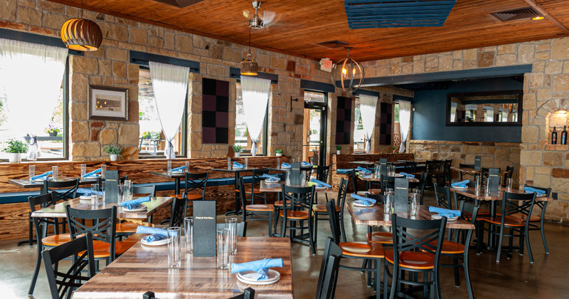 Interior, dining area