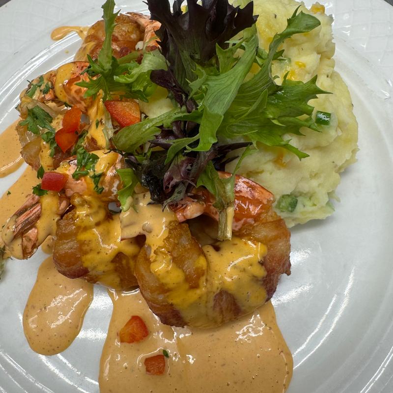 Bacon-Wrapped Tiger Shrimp photo