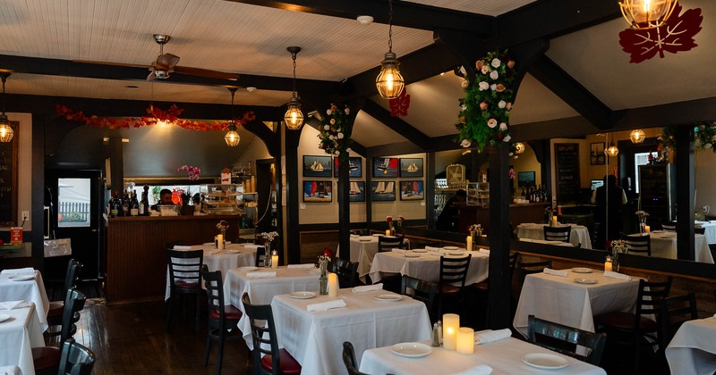 Interior, dining area