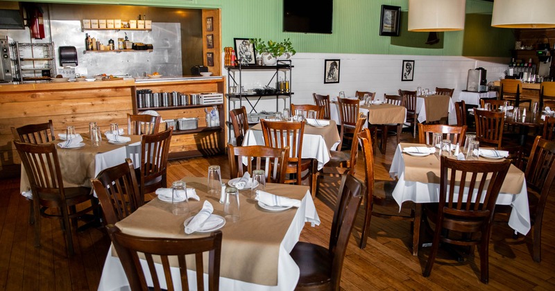 Restaurant's dining area