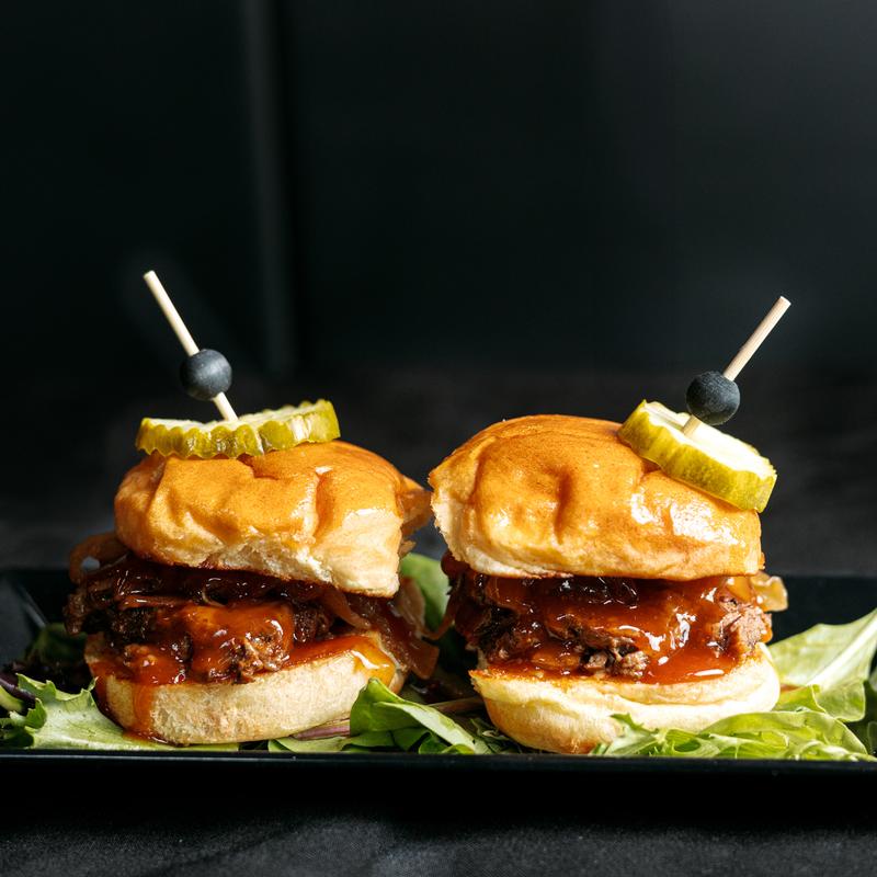 Bourbon Braised Bison Brisket Sliders photo