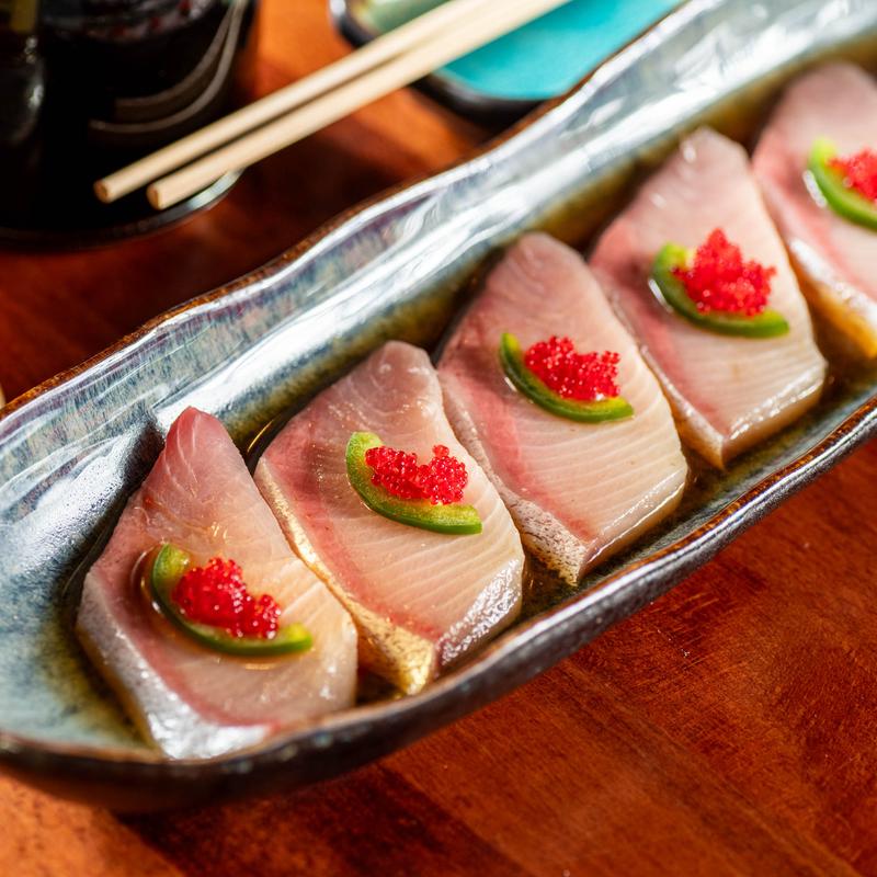 menu item 2 of 13, Hamachi Carpaccio