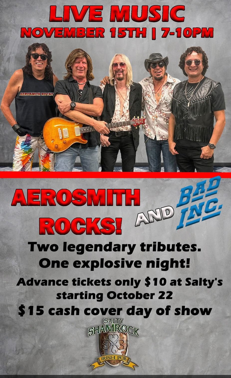 Aerosmith rocks tribute concert event photo