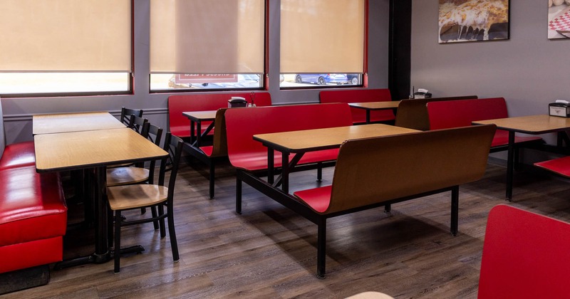 Interior, dining area