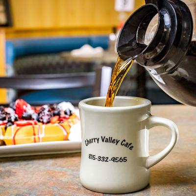 Coffee pouring.