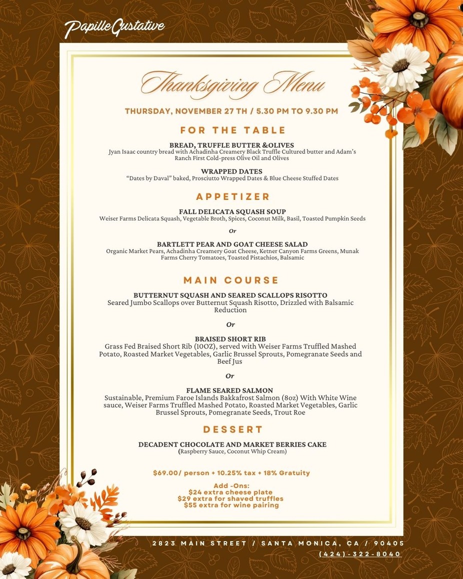 Thanksgiving event photo