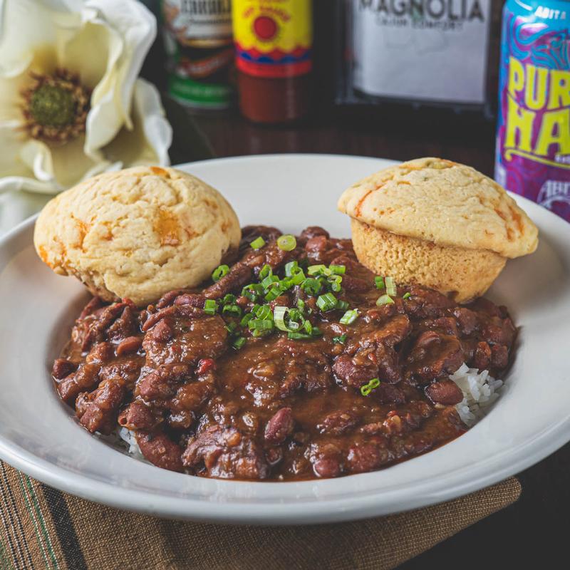 Red Beans & Rice w/Andouille Sausage & Jalapeno Cornbread photo