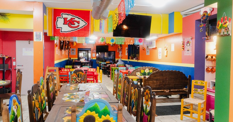 Interior, dining area