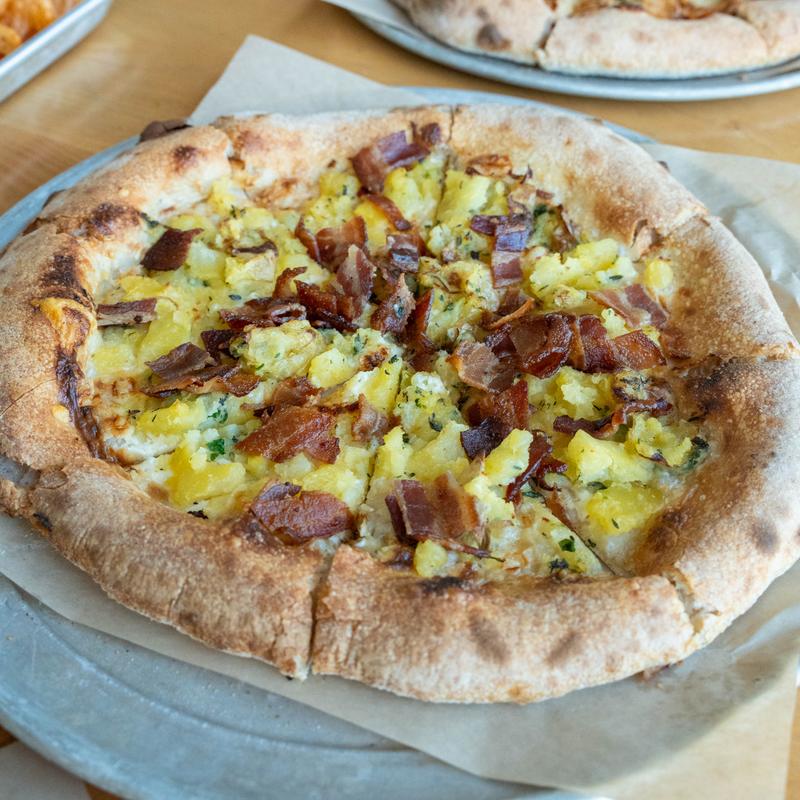 menu item 14 of 20, Potato with Créme Fraîche & Bacon