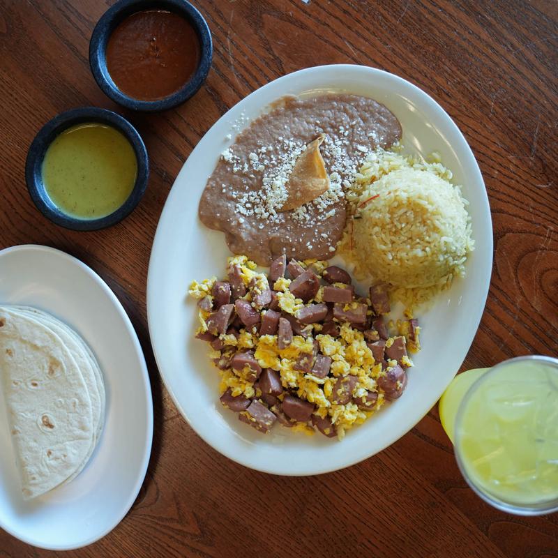 Huevos Con Salchicha photo