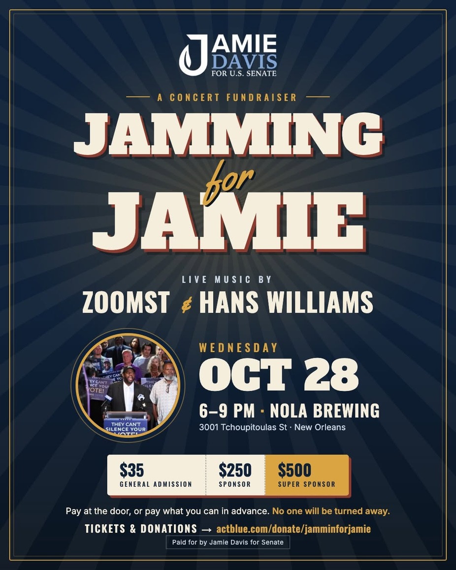 LIVE MUSIC: Jamming for Jamie featuring Zoomst with special guest t Hans Williams event photo