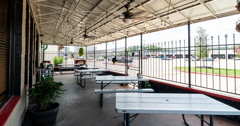 Exterior dining area