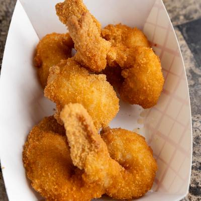 Fried shrimp.