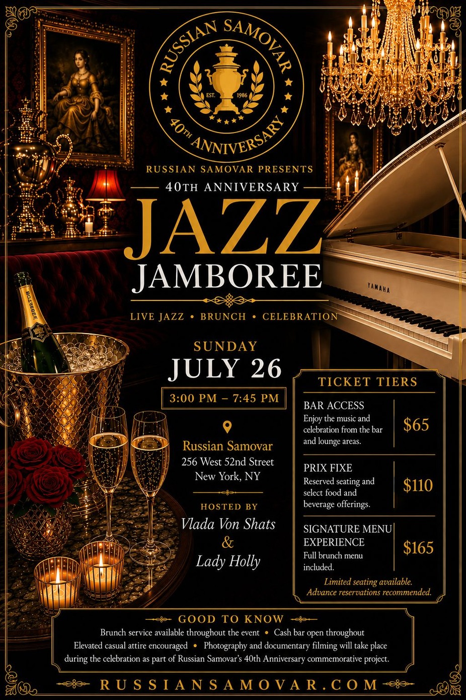 RUSSIAN SAMOVAR PRESENTS 40 YEAR ANNIVERSAY event photo