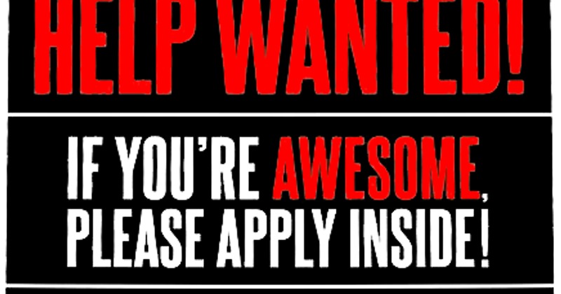 Help wanted poster
