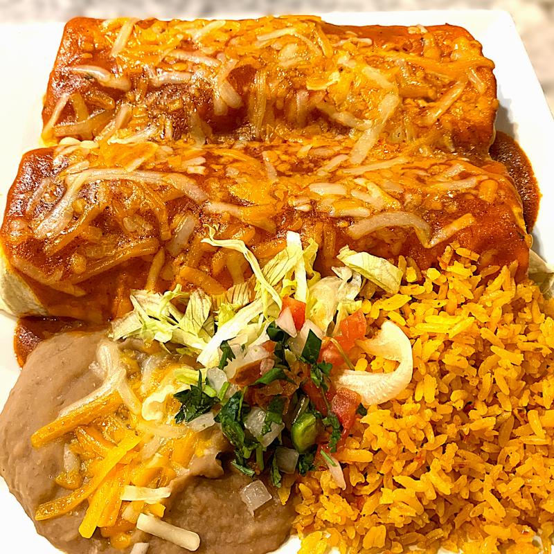 menu item 62 of 122, Ground Beef Enchiladas