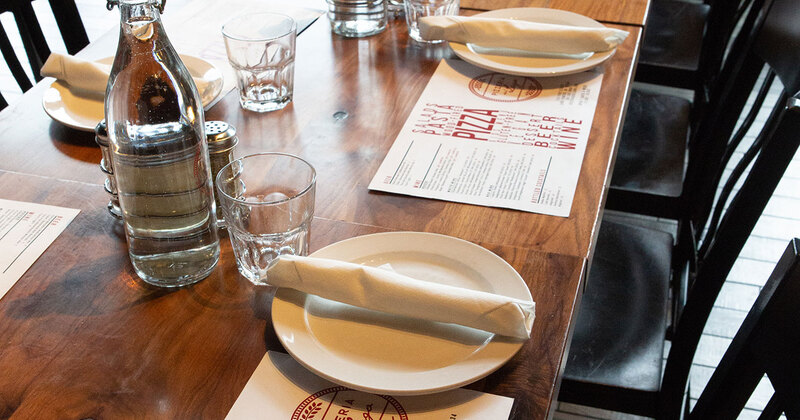 Tableware ready to be used