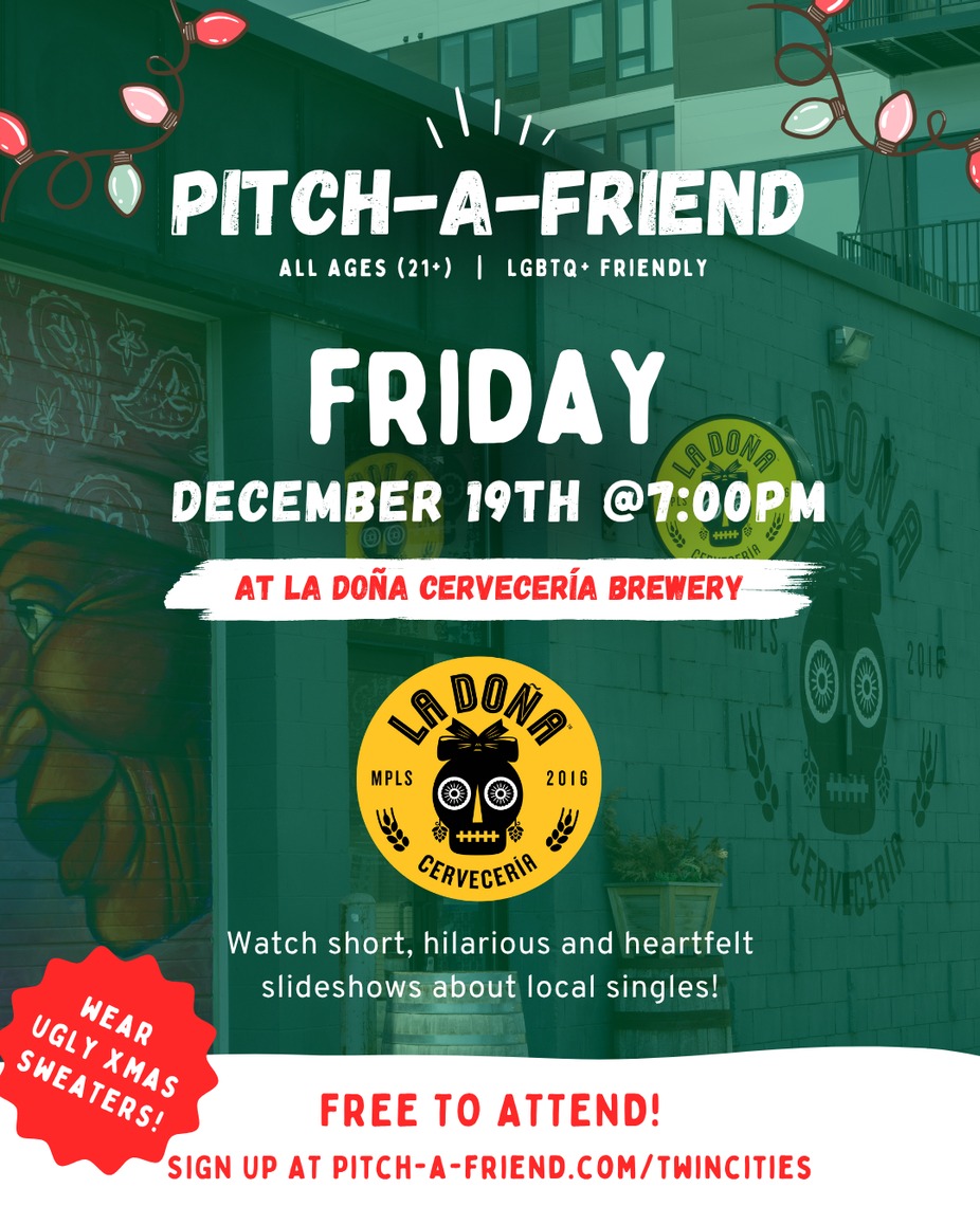 Pitch-A-Friend December 19th event photo