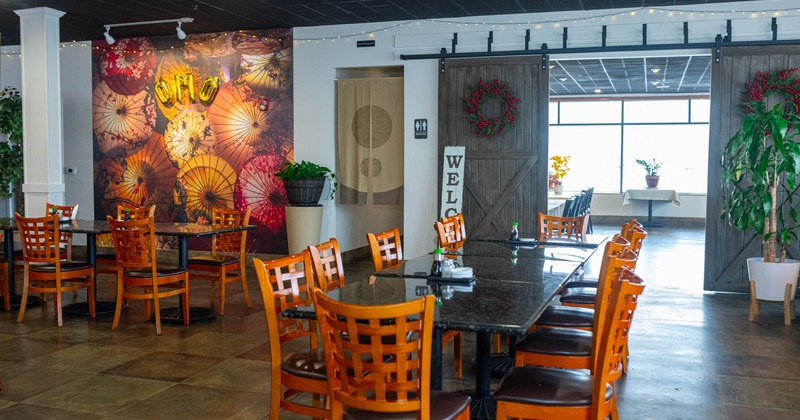 Interior, dining area