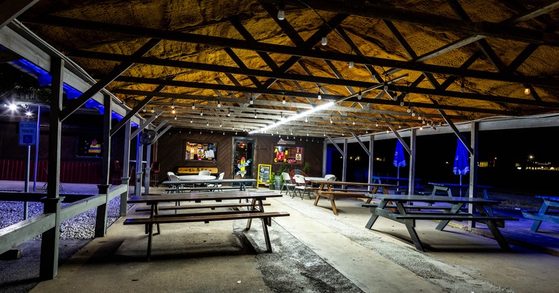 Exterior seating area