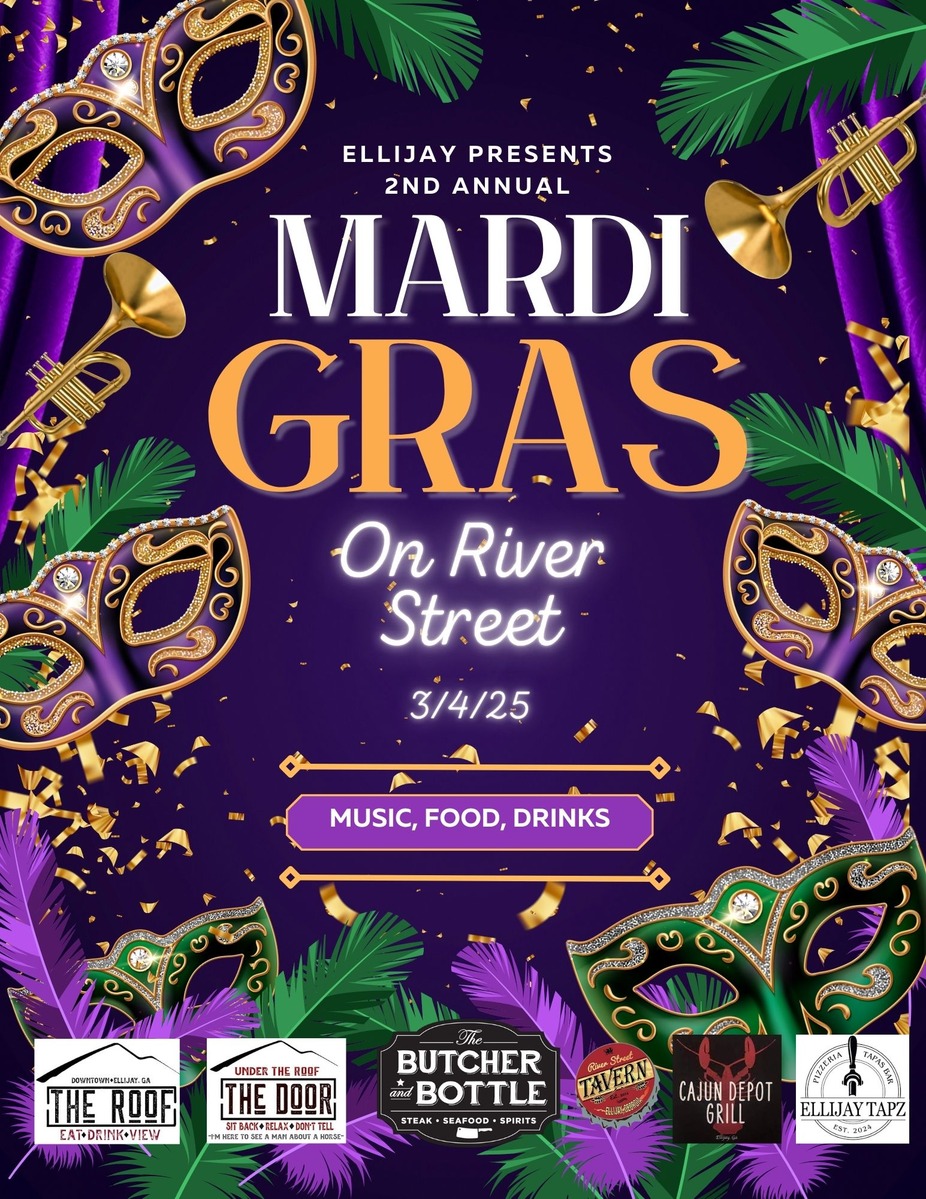 Mardi Gras on River St. event photo