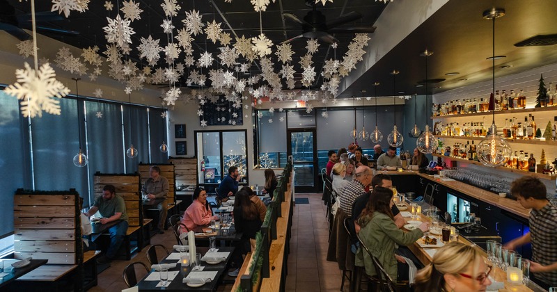 Interior, bar and diner area