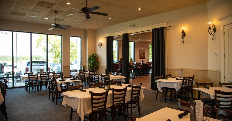 Interior, dining area