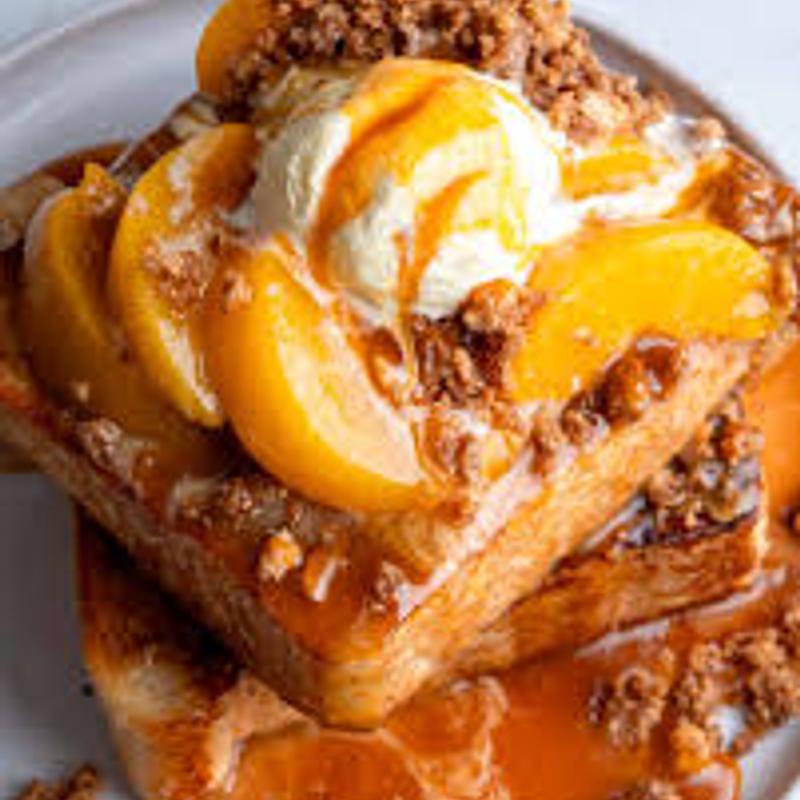Peach Cobbler French Toast photo