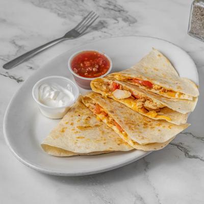Delicious quesadillas.