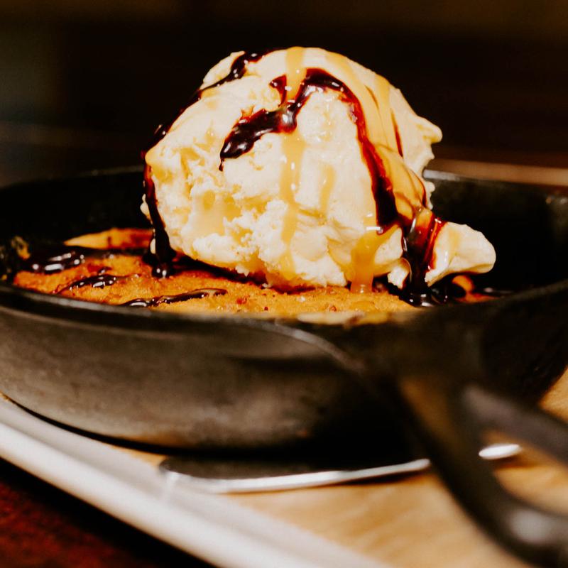 Salted Caramel Cookie Skillet photo