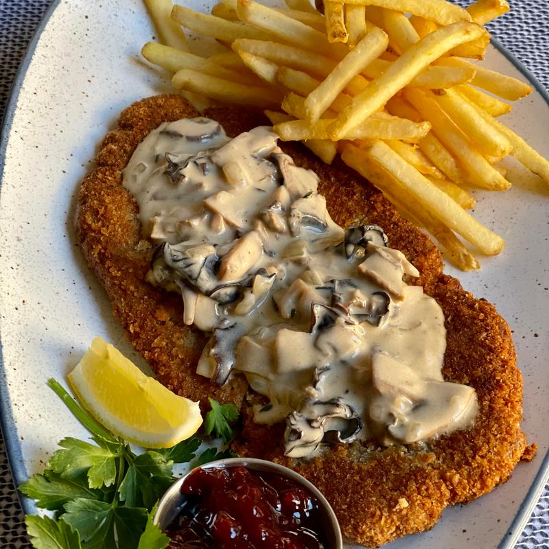 Vegan Jägerschnitzel photo