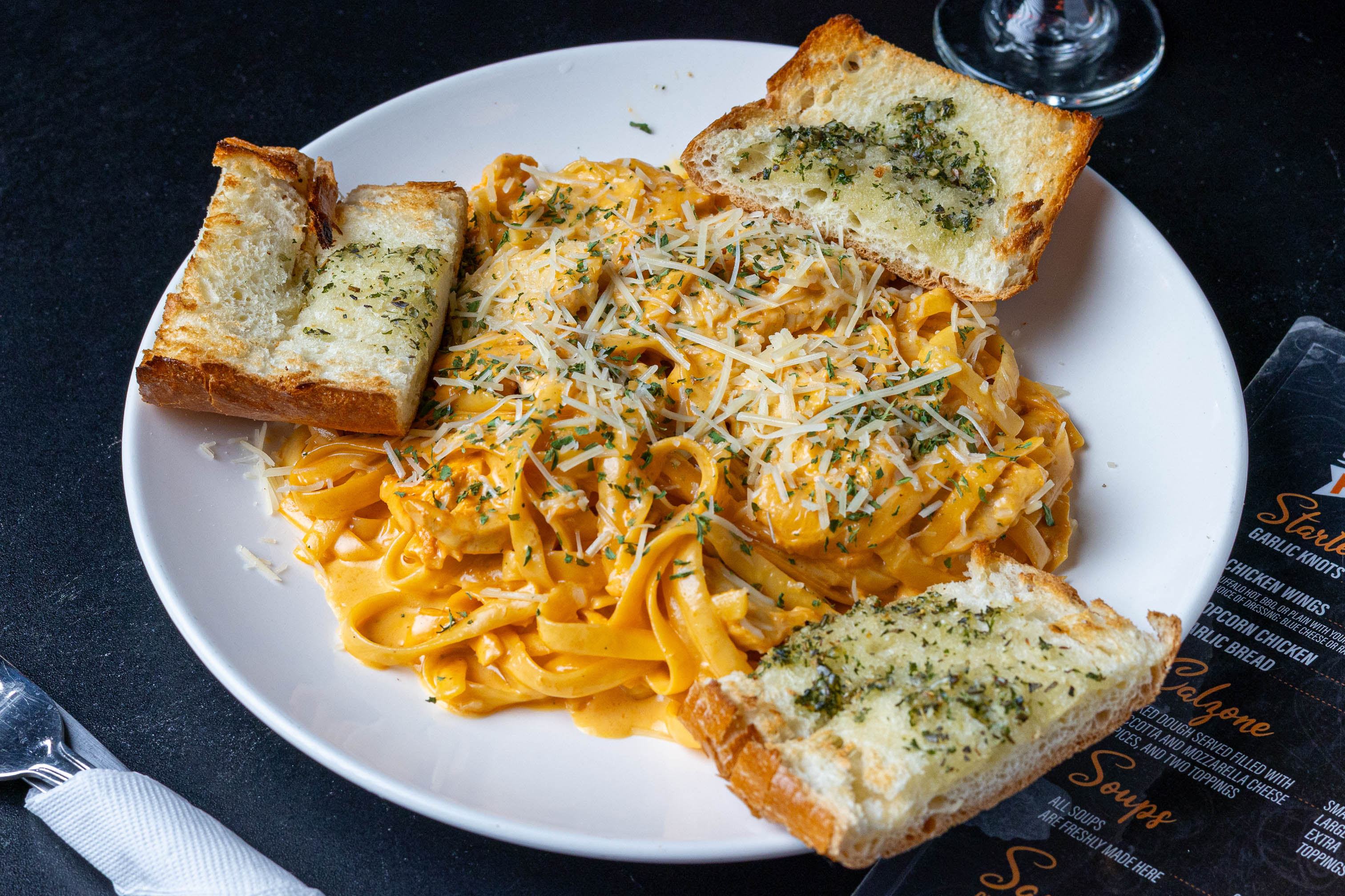Fettuccine Alfredo with Chicken photo